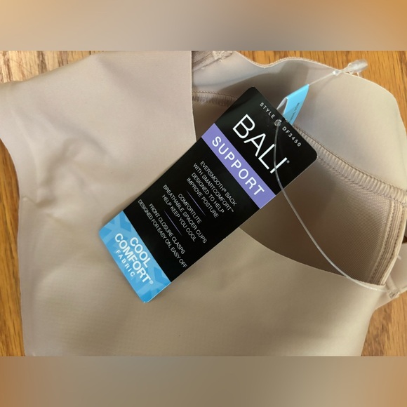 Bali Bra Women’s 38C Beige Padded Front Hook Closure Wide Comfort Straps NWT - Picture 6 of 7